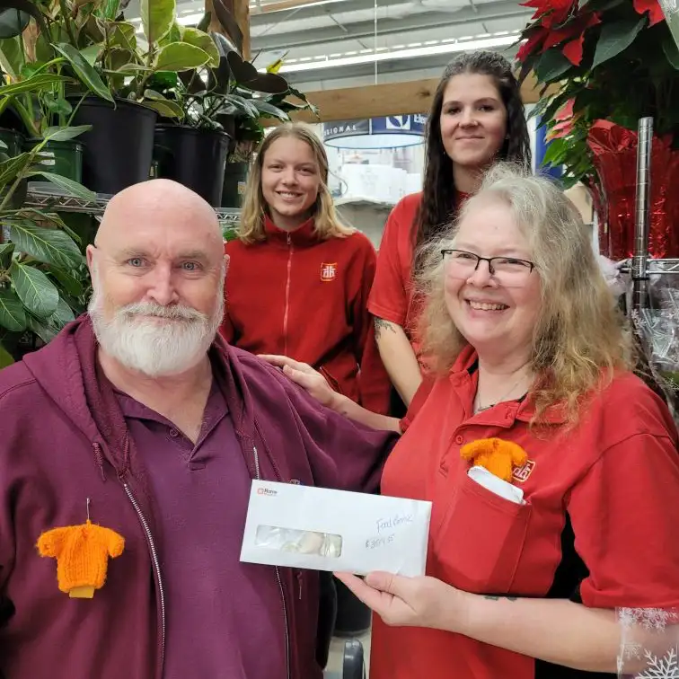 Sooke Home Hardware Bake Sale Fundraiser for Sooke Food Bank