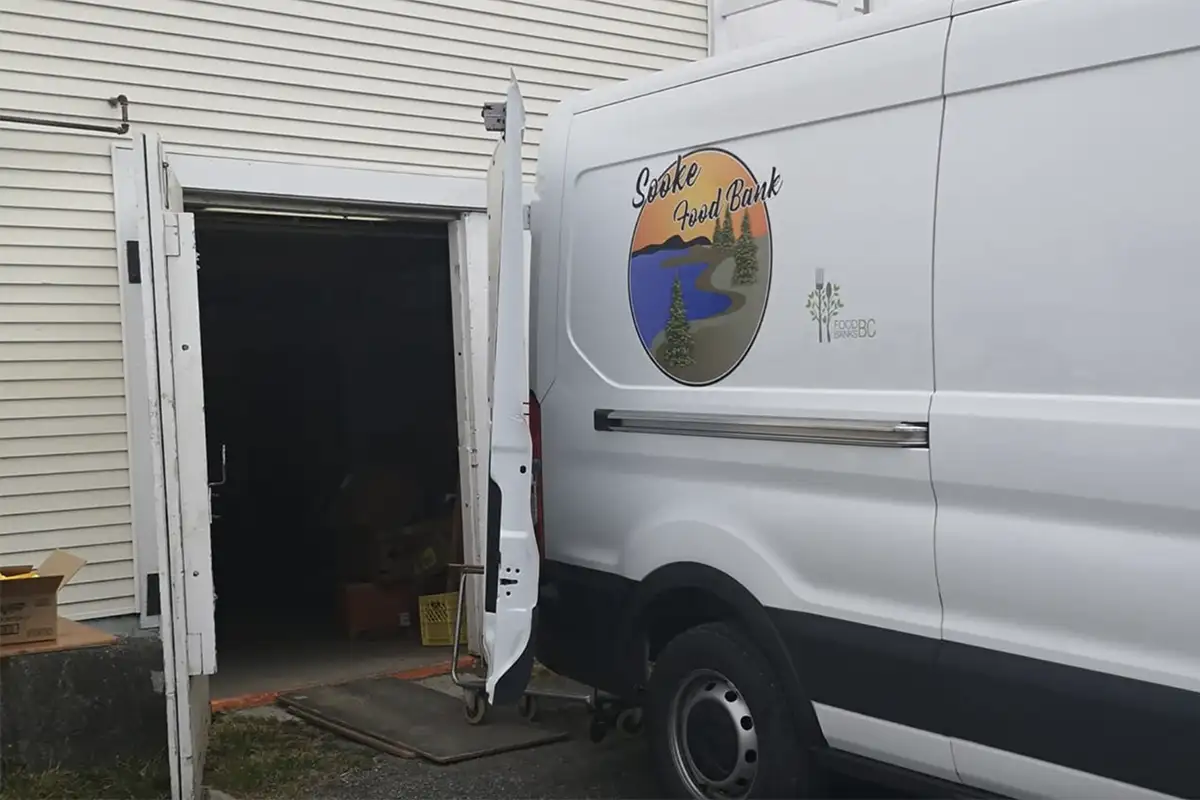 Sooke Food Bank Truck