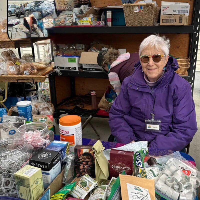 Sooke Food Bank Volunteer Judith Leckie